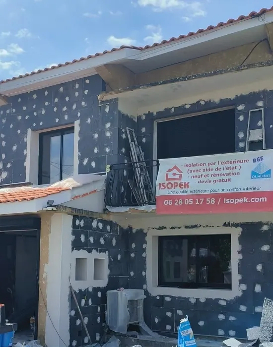 Chantier isolation Villenave d'Ornon